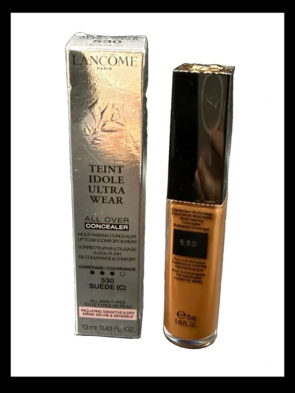Lancôme Teint Idole Ultra Wear All Over Concealer - 530 Suede (Warm Brown)